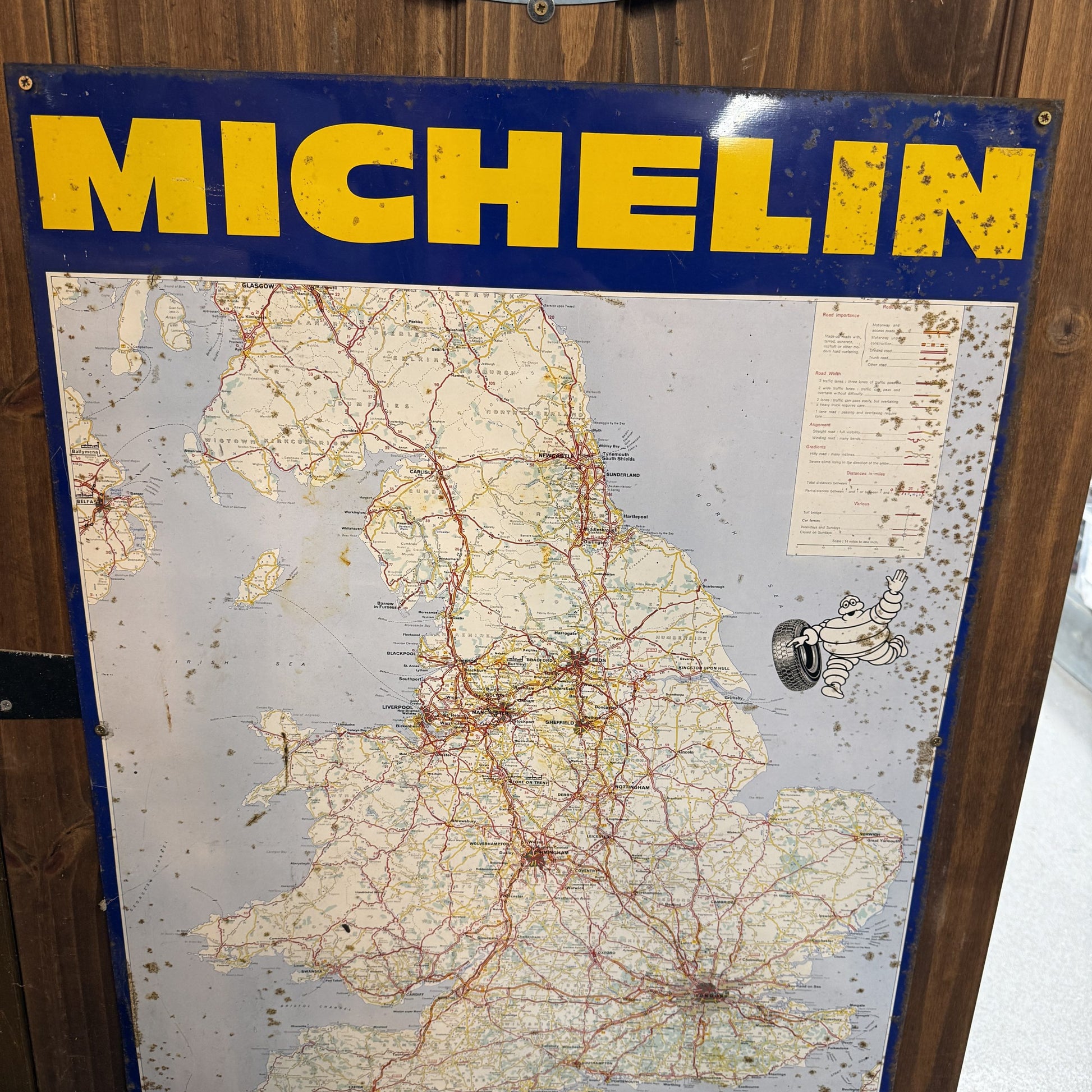 MICHELLIN MAP TIN SIGN  #09906 image 1