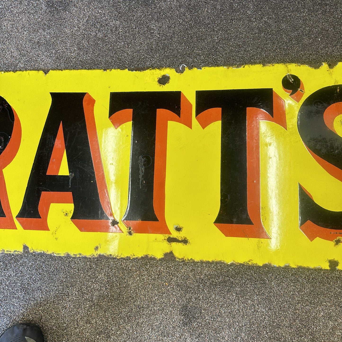 PRATTS ENAMEL SIGN #08425 image 3