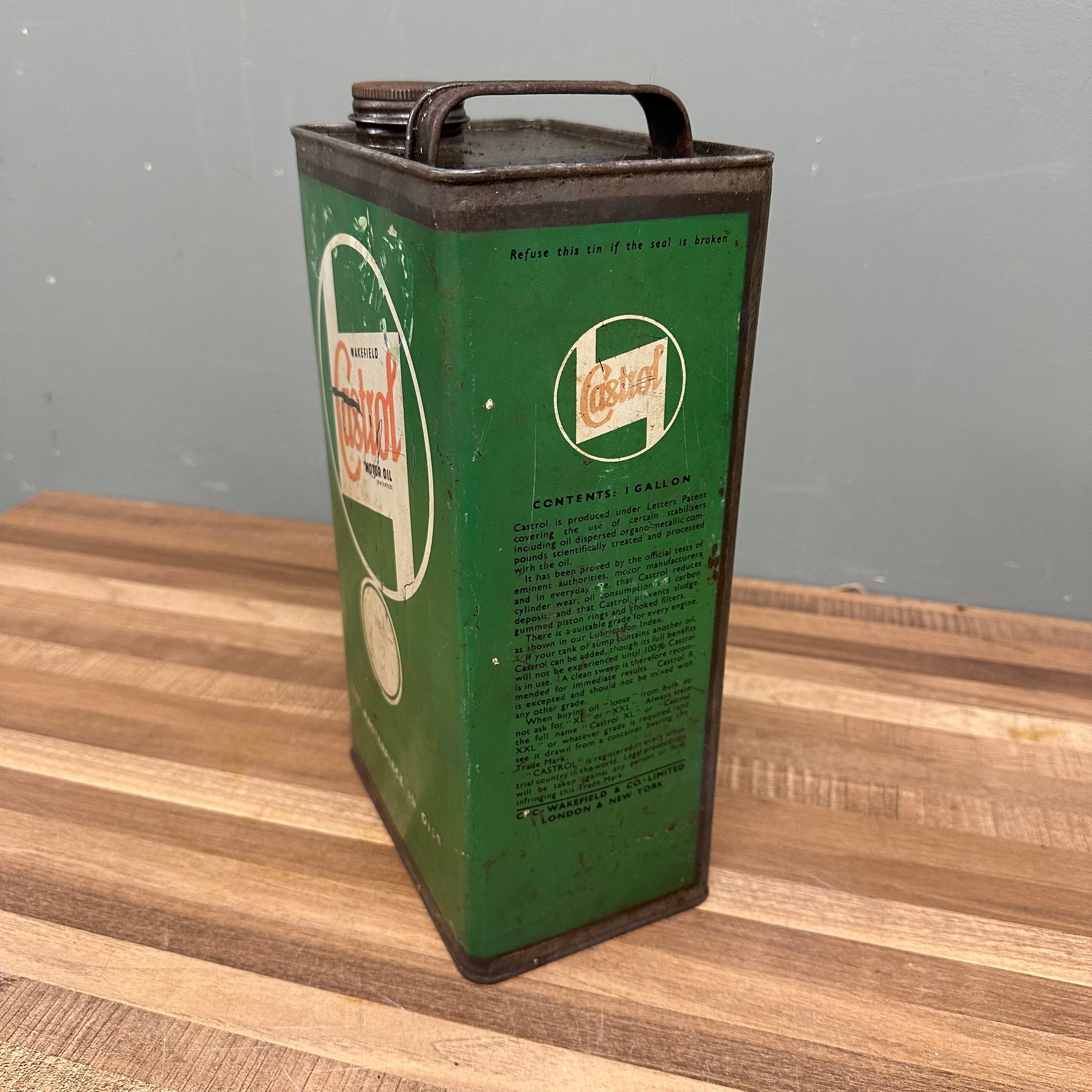 CASTROL OIL CAN   #08453 image 1
