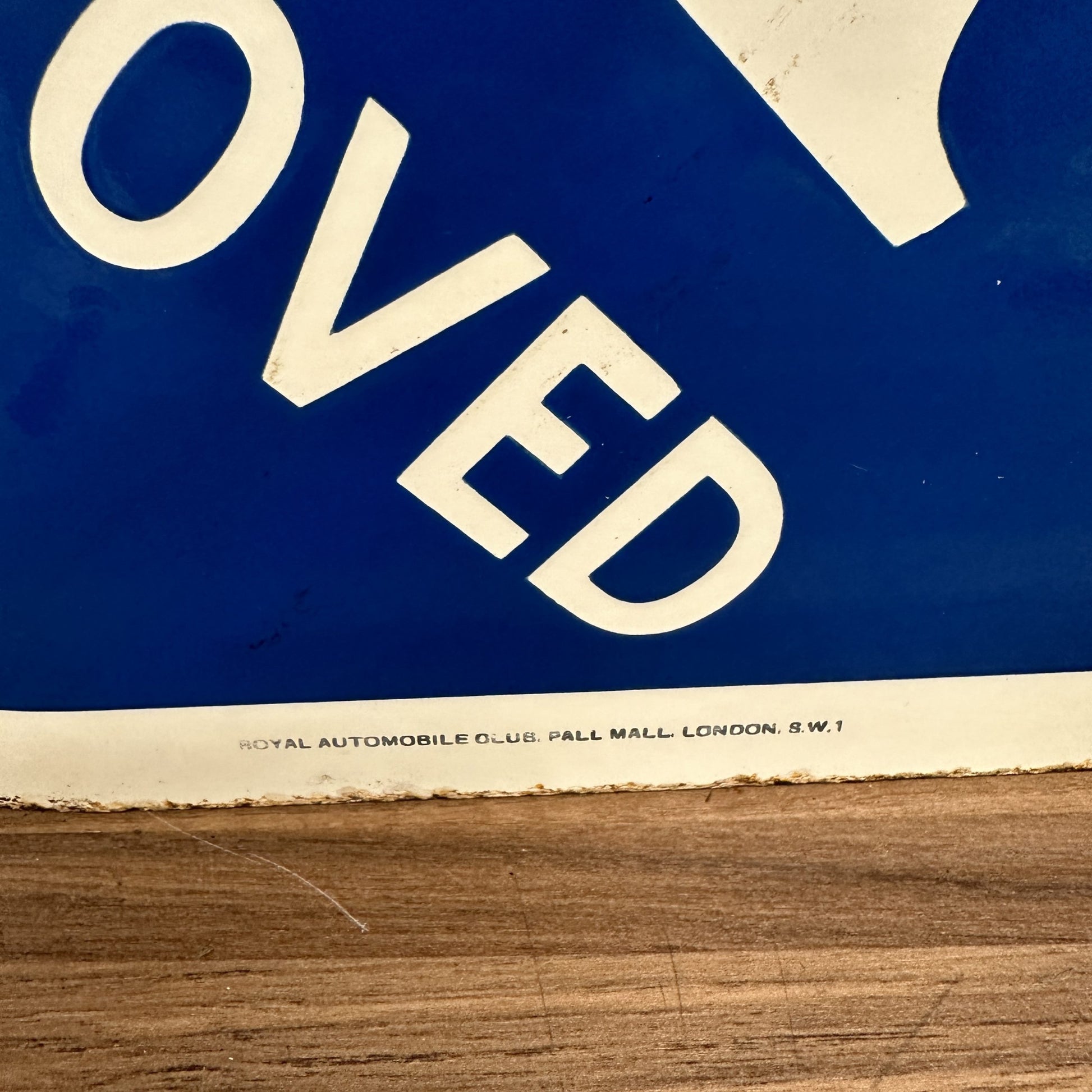 DOUBLE SIDED RAC ENAMEL SIGN #08517 image 3