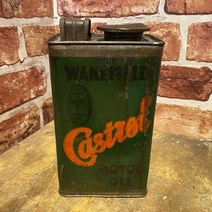 VINTAGE OIL CAN - CASTROL QUART #4614 image 2