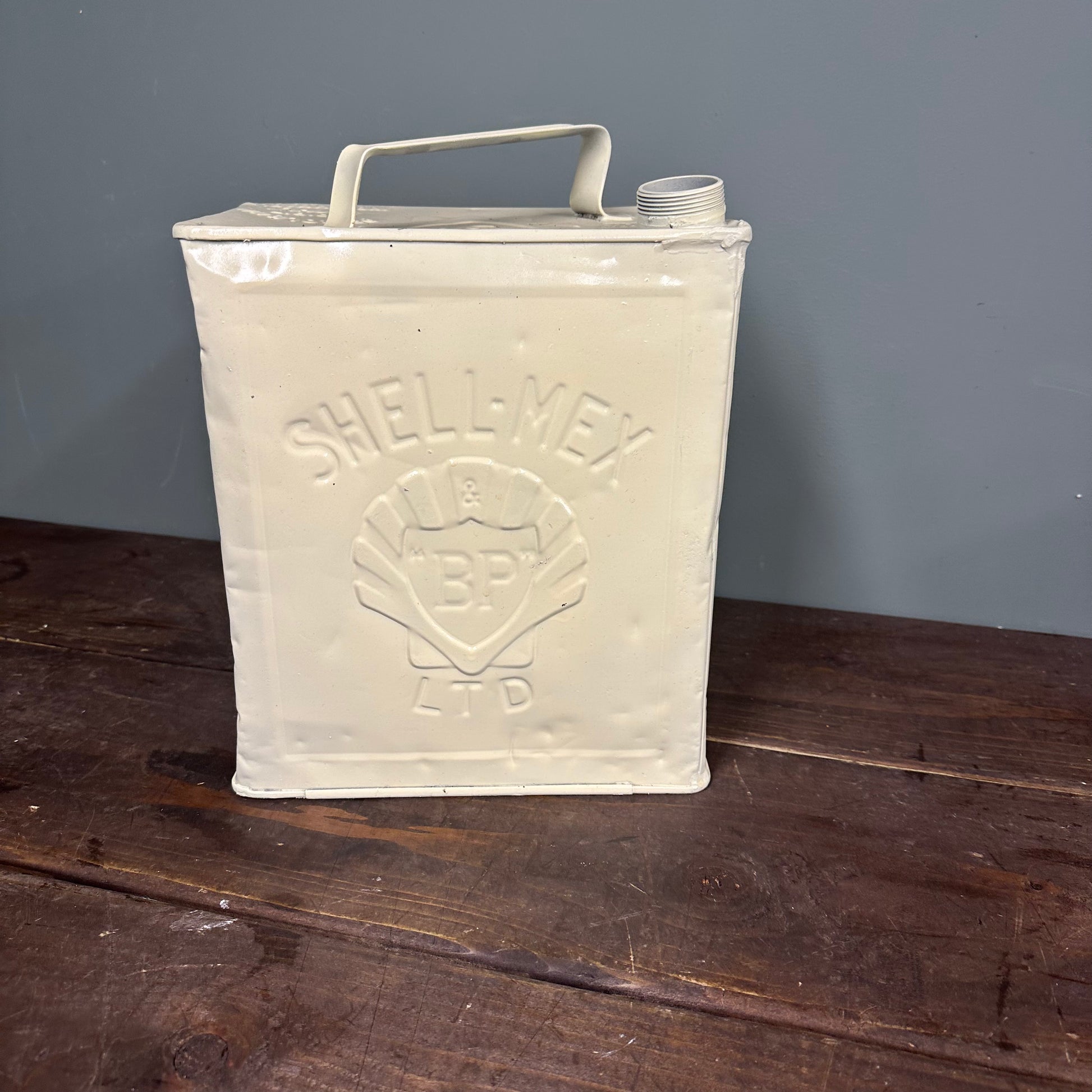 SET OF THREE VINTAGE PETROL CANS #08636 image 7
