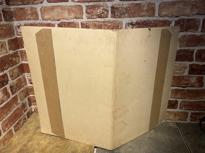 VINTAGE CARDBOARD SIGN - BLUECOL - #04771 image 1