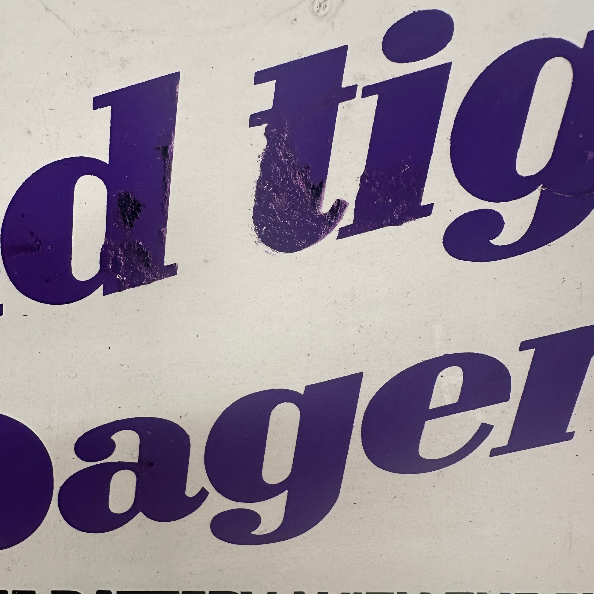 DAGENITE BATTERIES HARDBOARD SIGN #08487 image 1