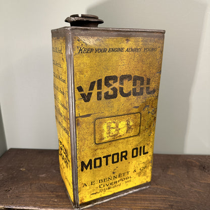 VISCOL MOTOR OIL CAN #08112 image 0