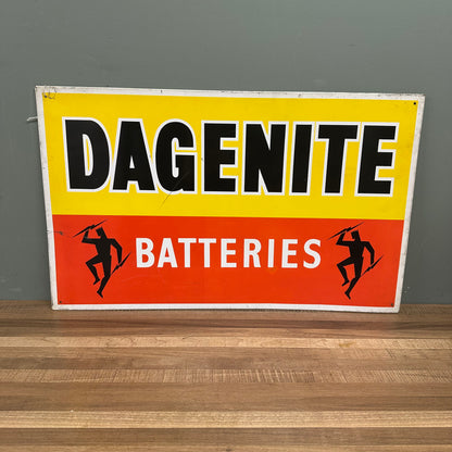 DAGENITE BATTERIES TIN SIGN  #08509 image 0