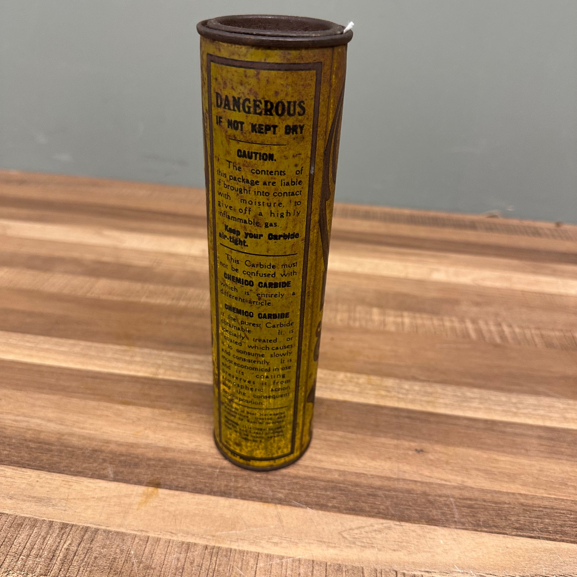 CARBIDE OF CALCIUM OIL CAN #08455 image 2