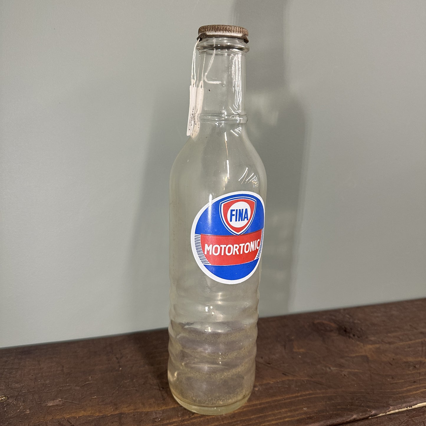 FINA MOTOR OIL BOTTLE #08092 image 1