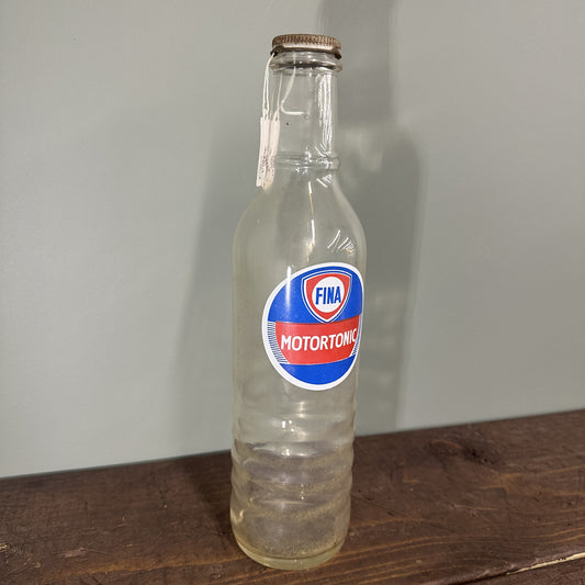 FINA MOTOR OIL BOTTLE #08092 image 1