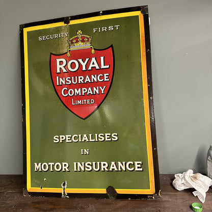 ROYAL INSURANCE  ENAMEL SIGN #08403 image 0
