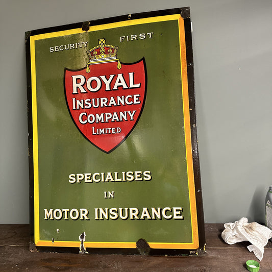 ROYAL INSURANCE  ENAMEL SIGN #08403 image 0