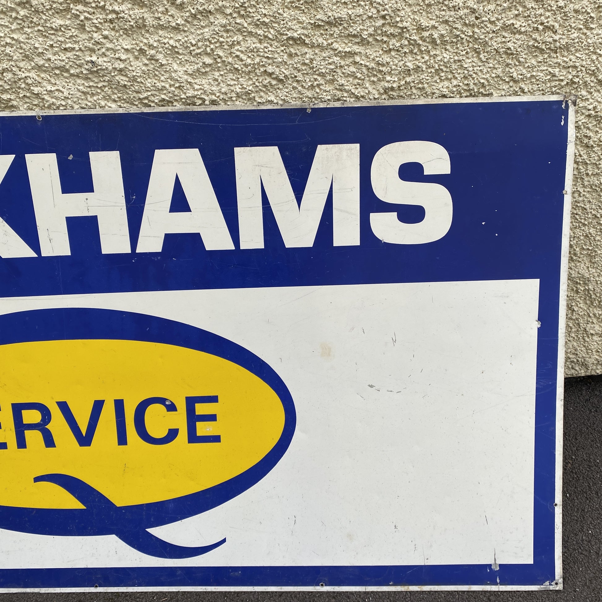 VINTAGE TIN SIGN - DUCKHAMS SERVICE #4741 image 2