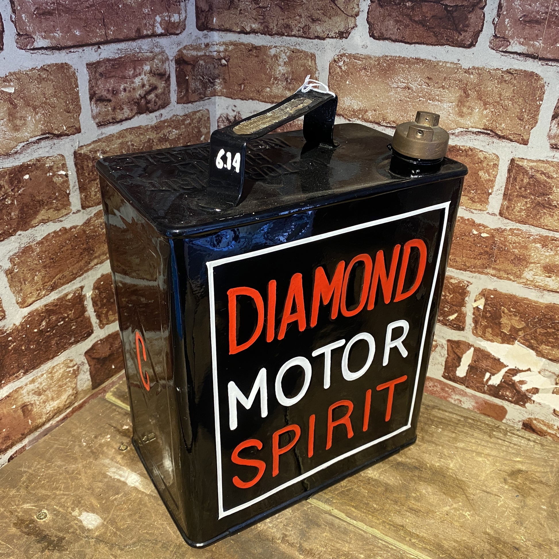 DIAMOND MOTOR SPIRIT  -  2 GALLON PETROL CAN #6063 image 0