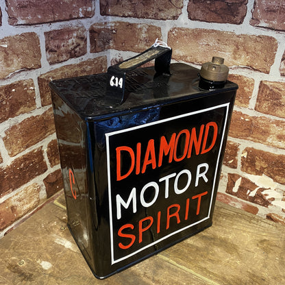 DIAMOND MOTOR SPIRIT  -  2 GALLON PETROL CAN #6063 image 0