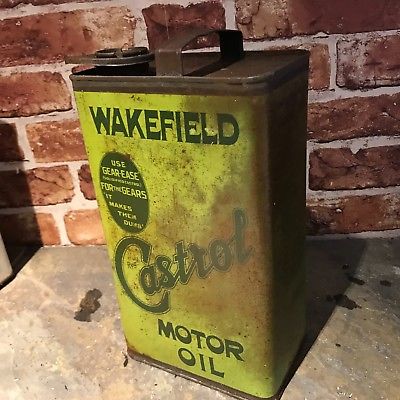 WAKEFIELD CASTROL  MOTOR OIL CAN #2513 image 1
