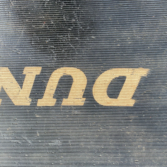 VINTAGE GARAGE DUNLOP DOOR MATT - - AUTOMOBILIA - #4520 image 1