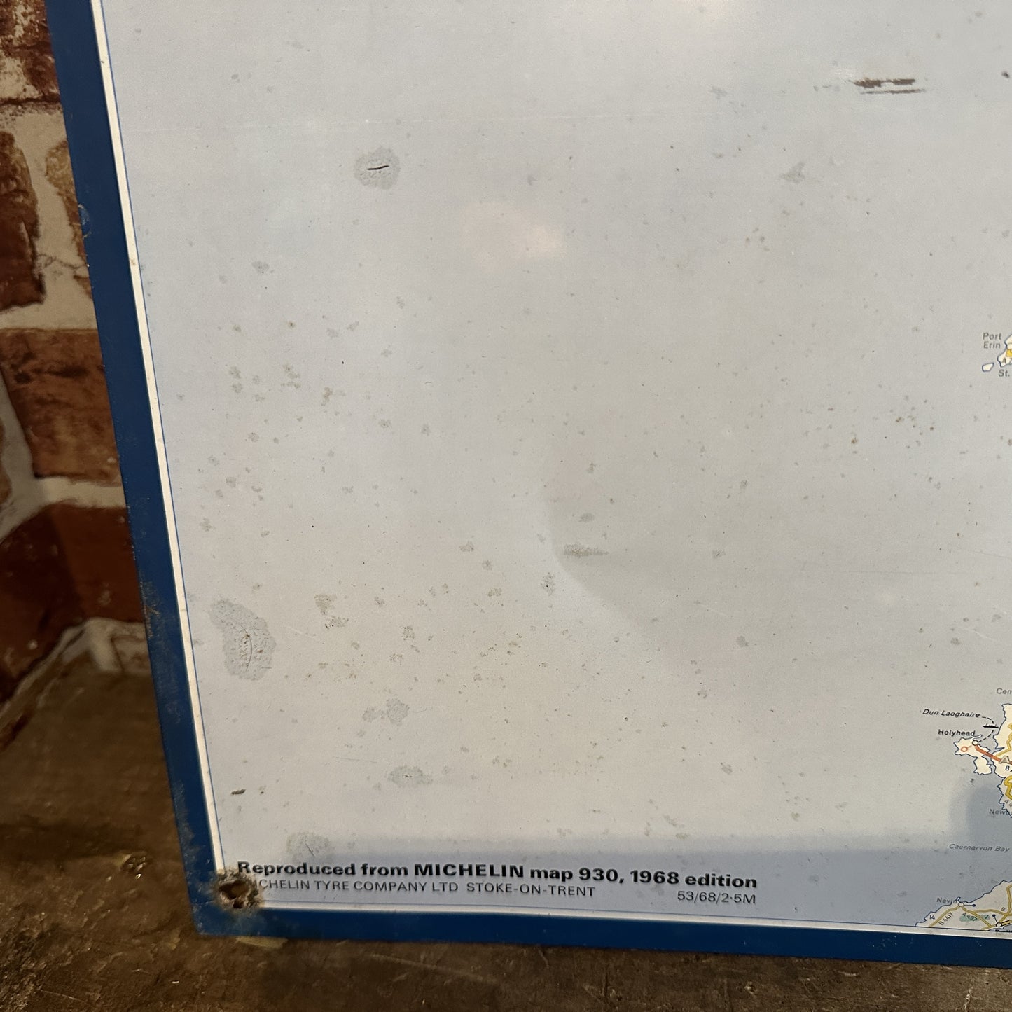 MICHELIN NORTH ENGLAND AND SCOTLAND  MAP TIN SIGN #7453 image 1
