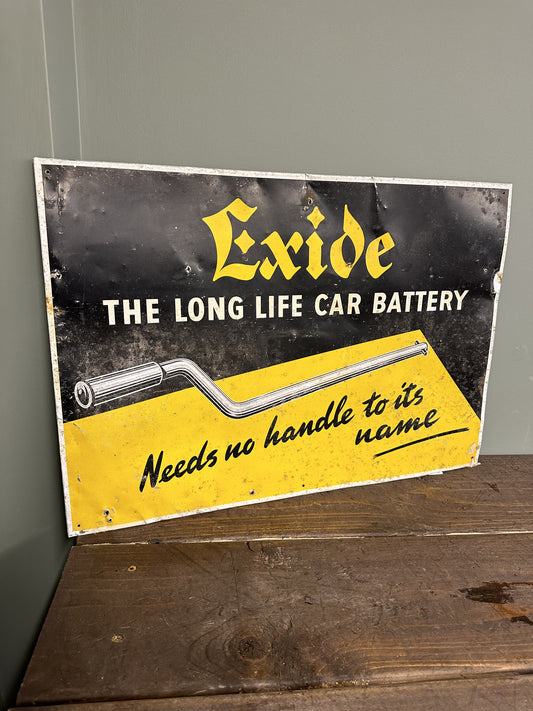 EXIDE SIGN #08165 image 1
