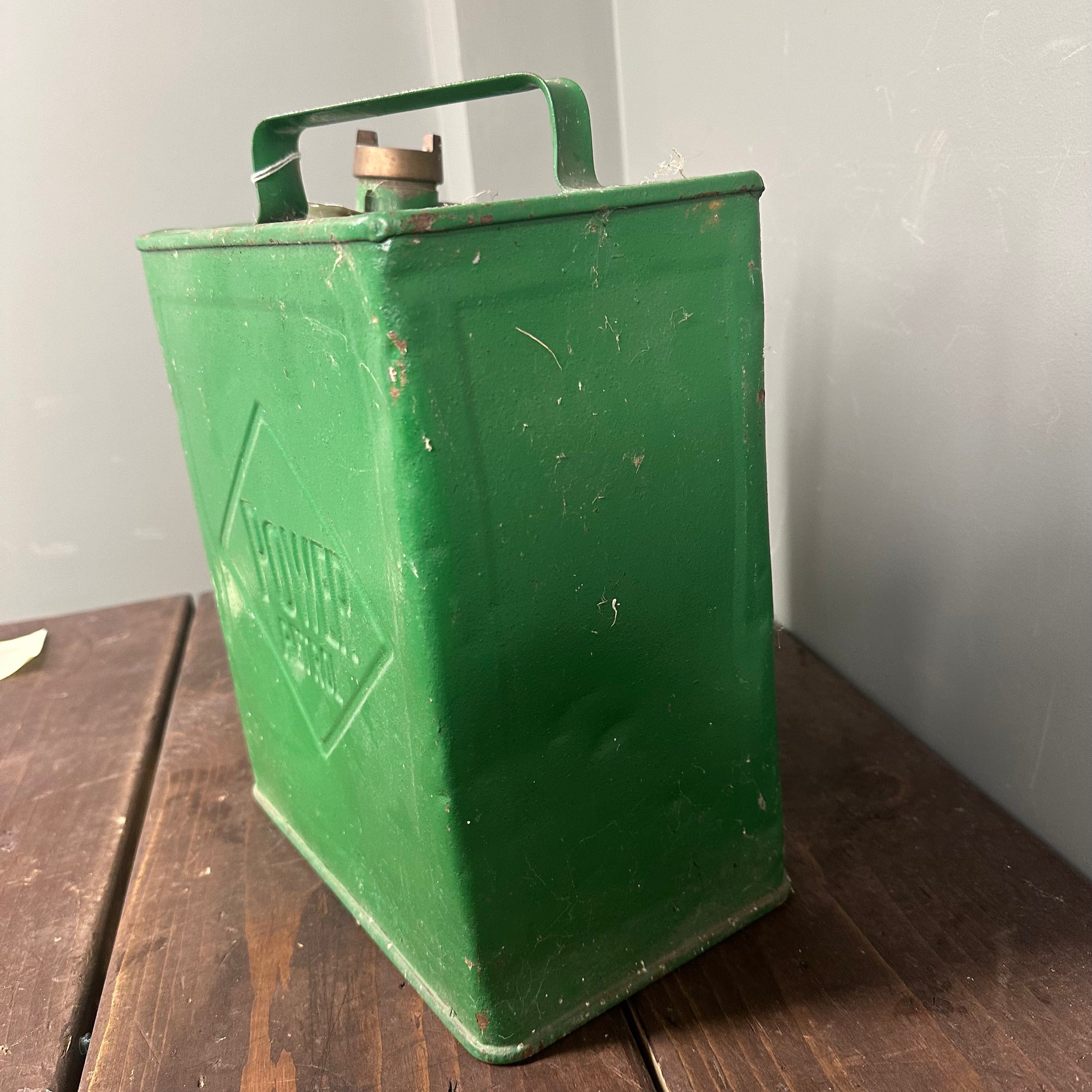 VINTAGE POWER PETROL CAN #08627 image 1