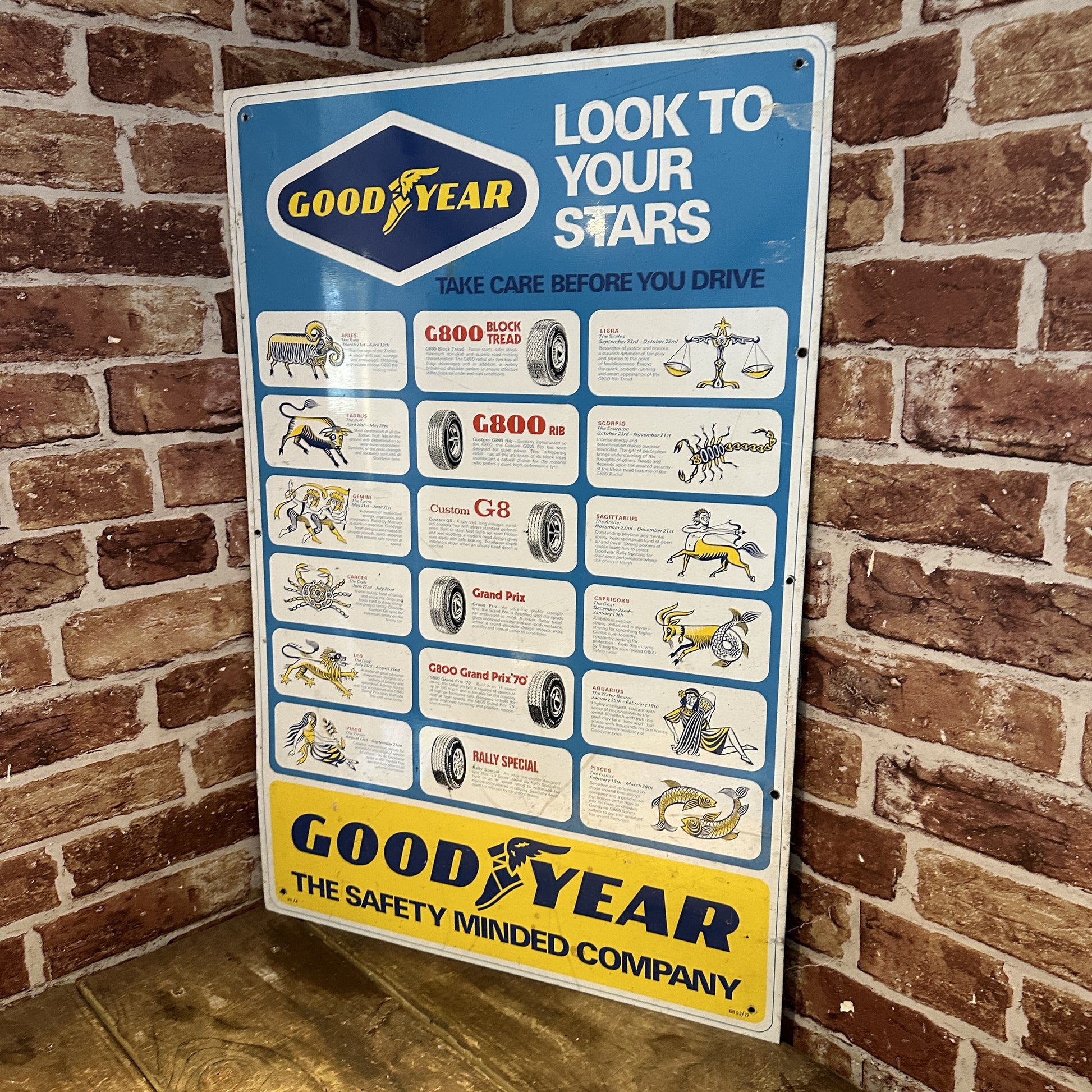 GOODYEAR SIGN #07793 image 1