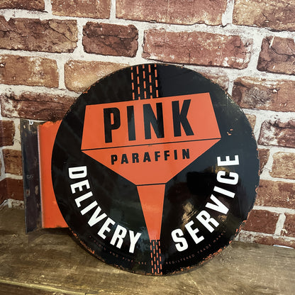 PINK PARAFFIN SIGN #6350 image 1