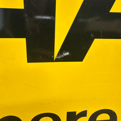 DOUBLE SIDED AA ROAD TIN SIGN  #08510 image 1