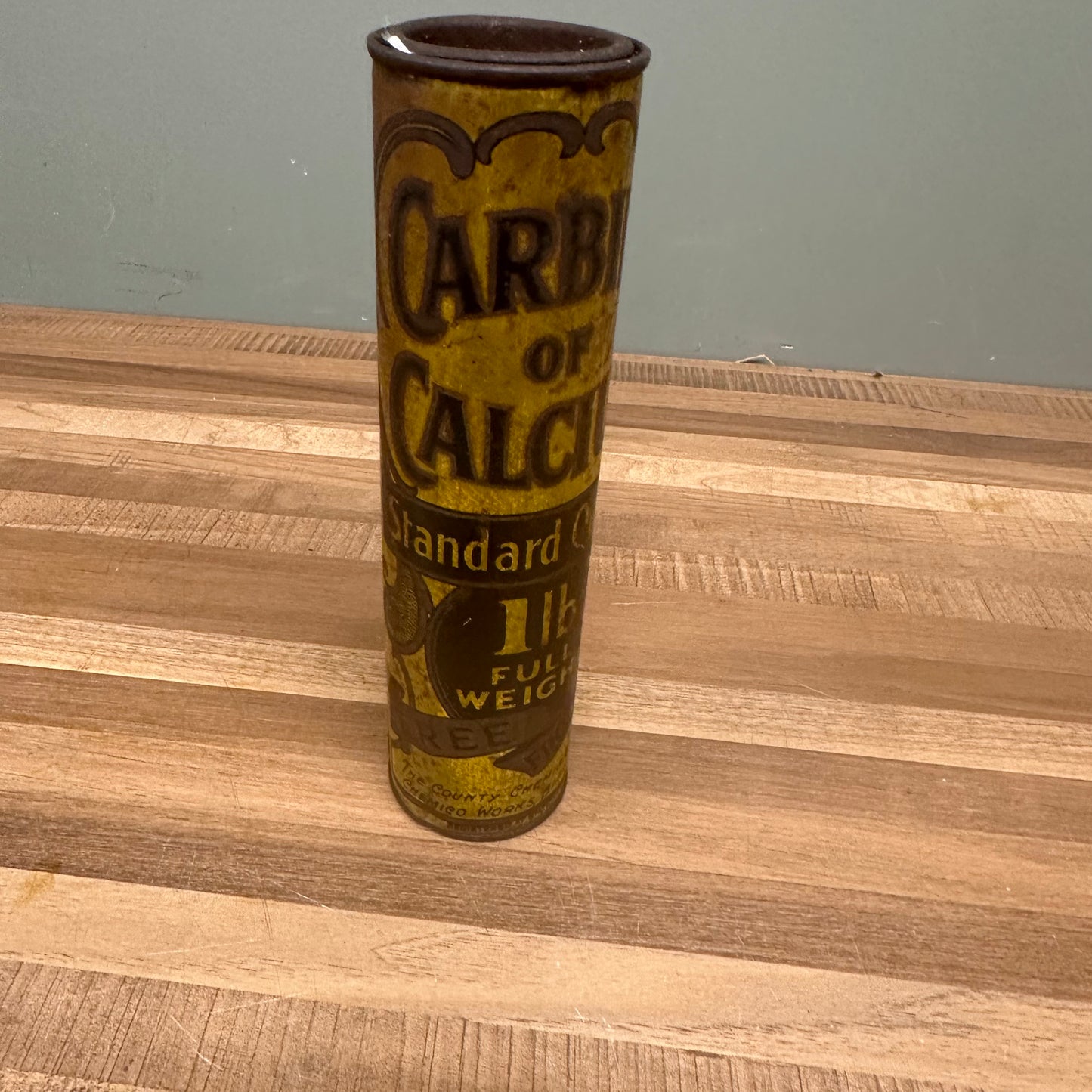 CARBIDE OF CALCIUM OIL CAN #08455 image 0
