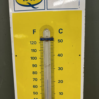 DUCKHAMS THERMOMETER ENAMEL SIGN #08541 image 2