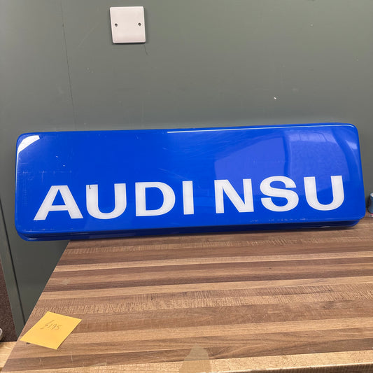 AUDINSU PLASTIC SIGN #08749 image 0