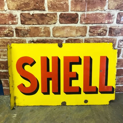 SHELL ENAMEL SIGN  - #1685 image 2