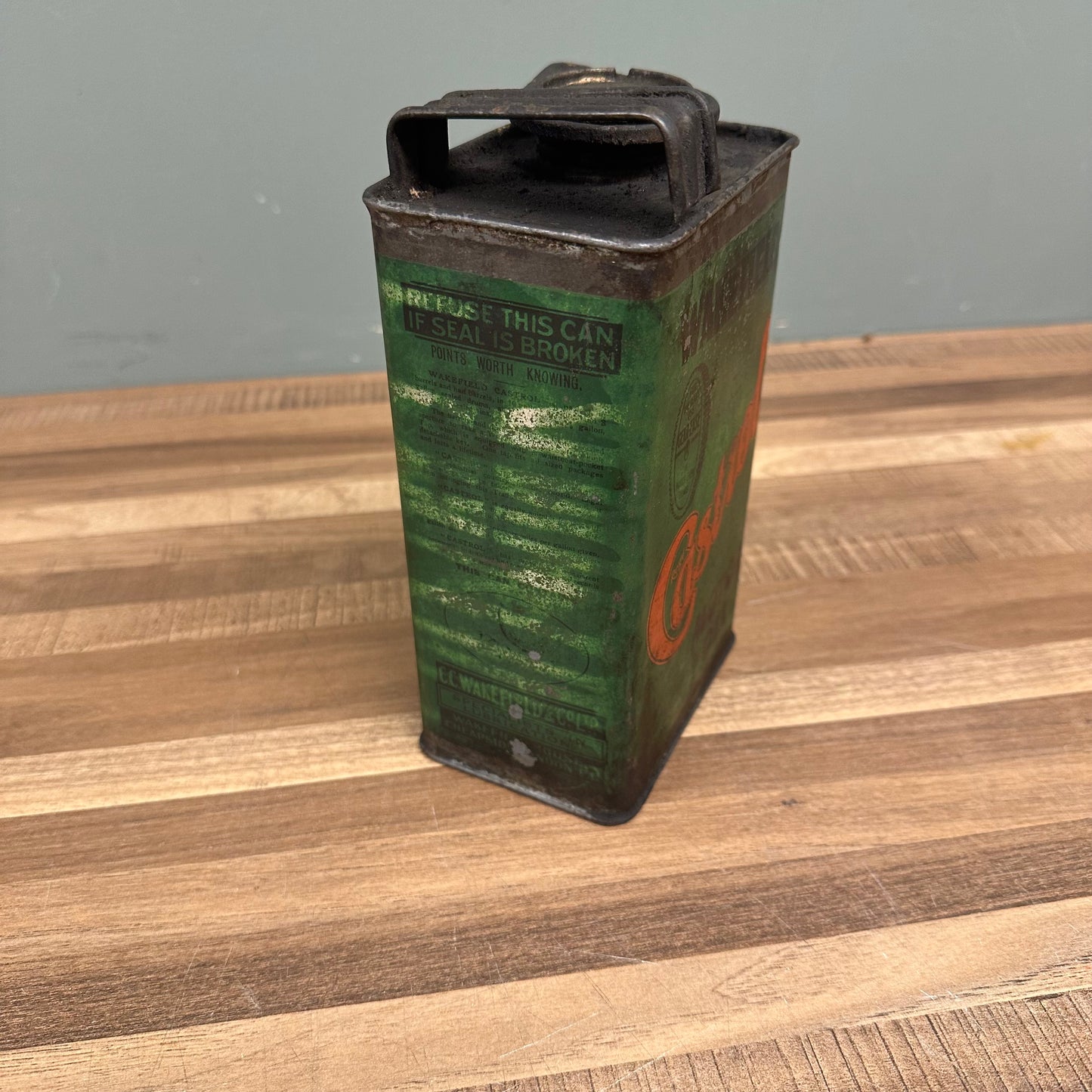 CASTROL OIL CAN #08442 image 4