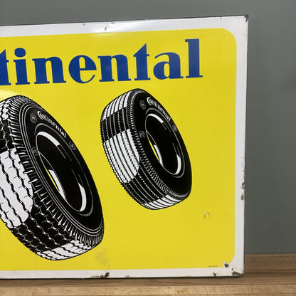 CONTINENTAL TYRES  ENAMEL SIGN #08428 image 2