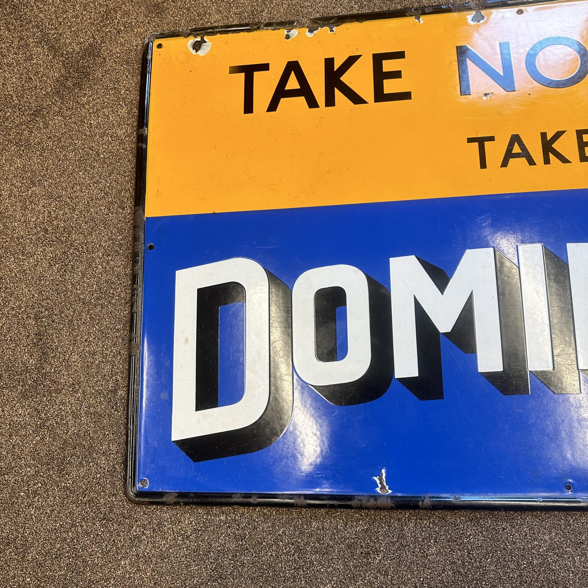 DOMONION ENAMEL SIGN #08424 image 1