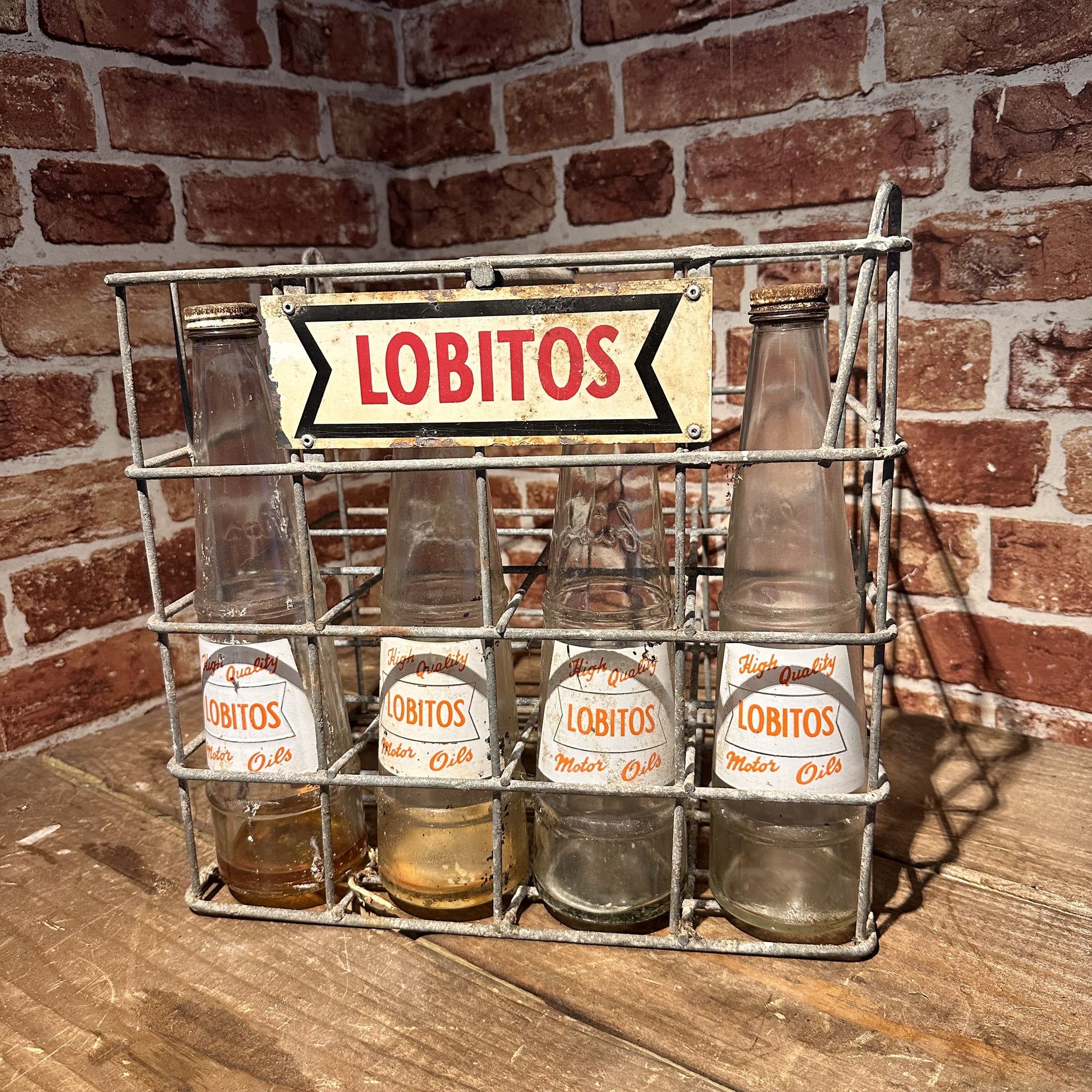 LOBITOS MOTOR OIL BOTTLES X4 #6128 image 0
