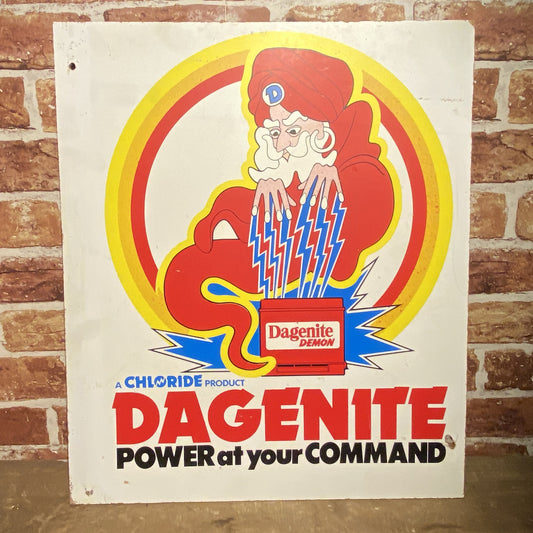 VINTAGE HARDBOARD SIGN - DAGENITE - #5875 image 0