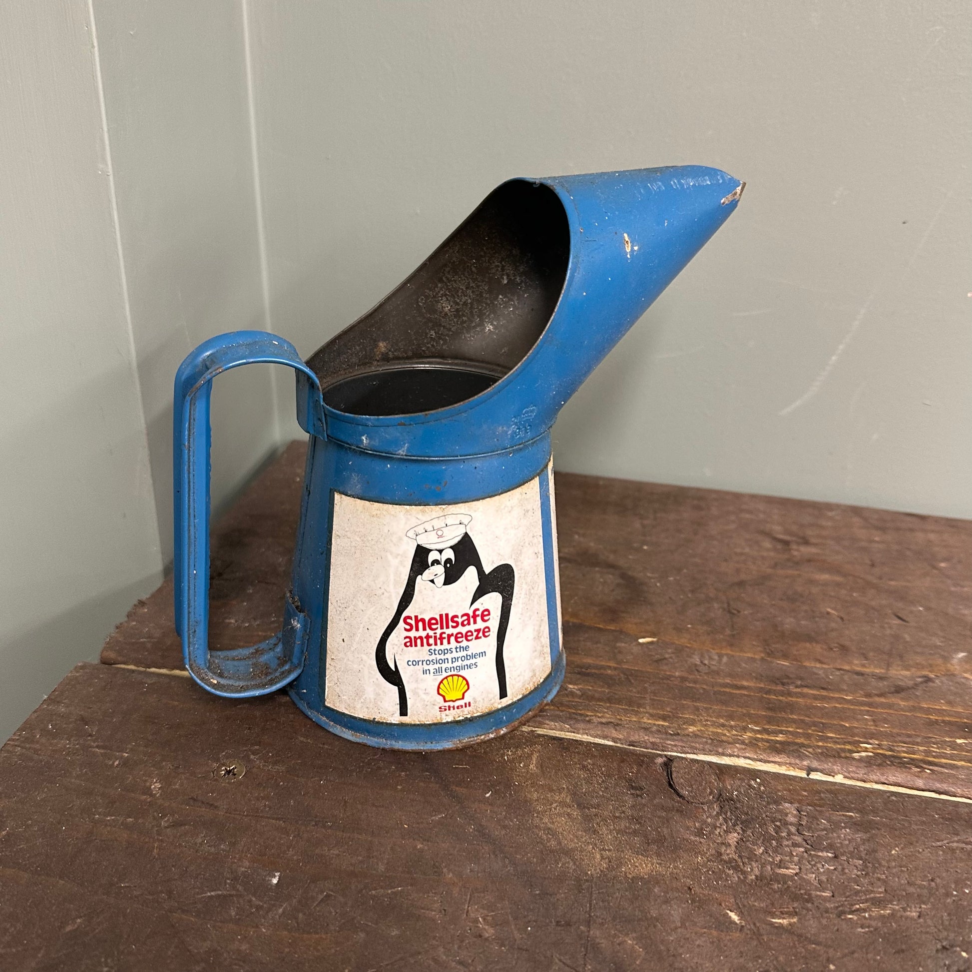 SHELL ANTIFREEZE OIL JUG #08671 image 1
