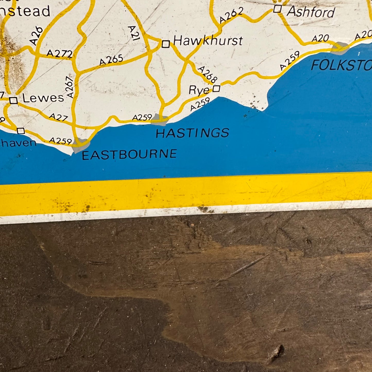 CHAMPION MAP TIN SIGN #08675 image 2