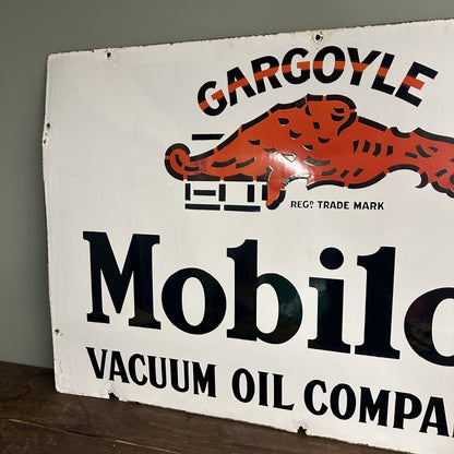 MOBILOIL  ENAMEL SIGN #08404 image 8