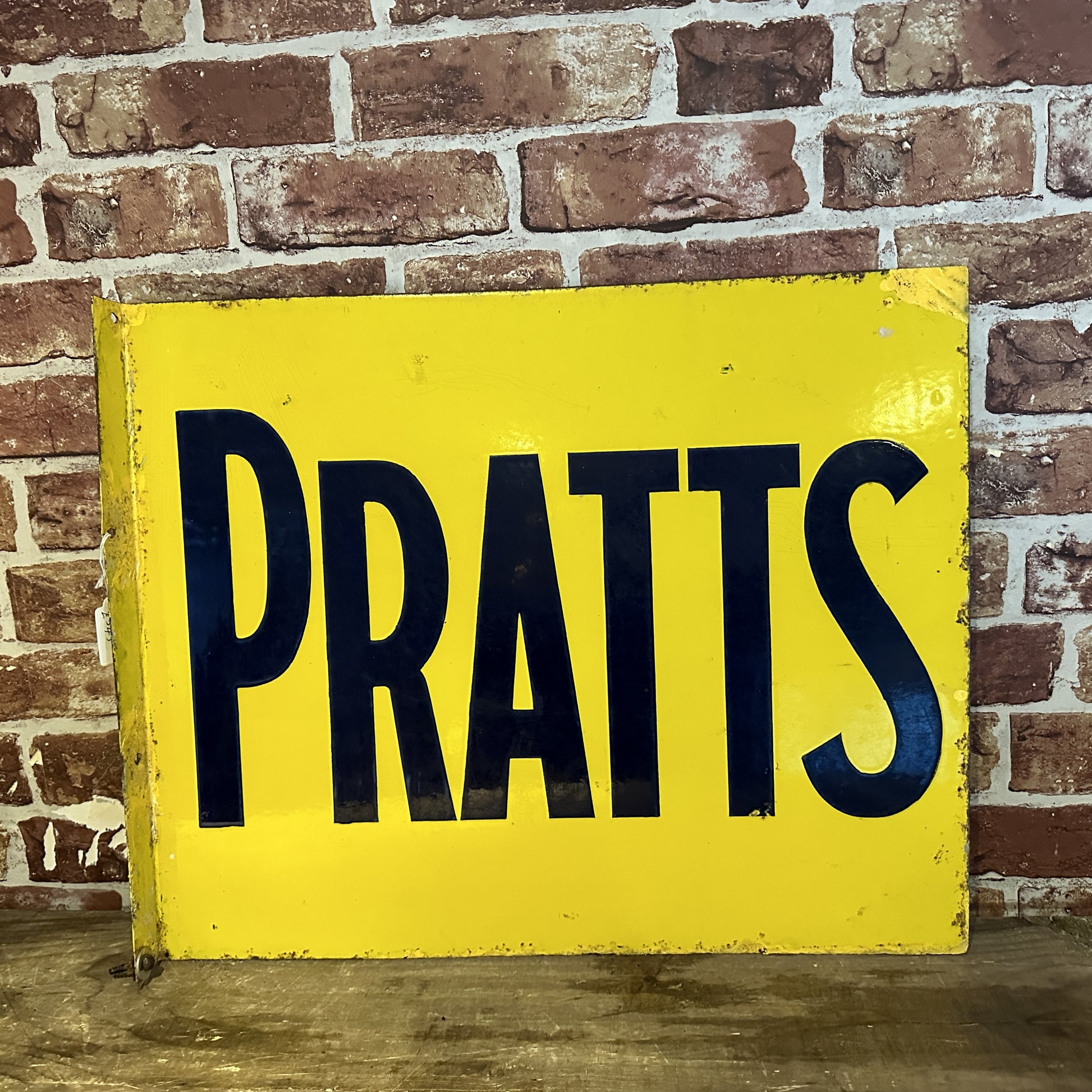 PRATTS ENAMEL SIGN #7557 image 1