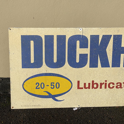 DUCKHAMS 20-50 LUBRICATION SERVICE SIGN #6107 image 1