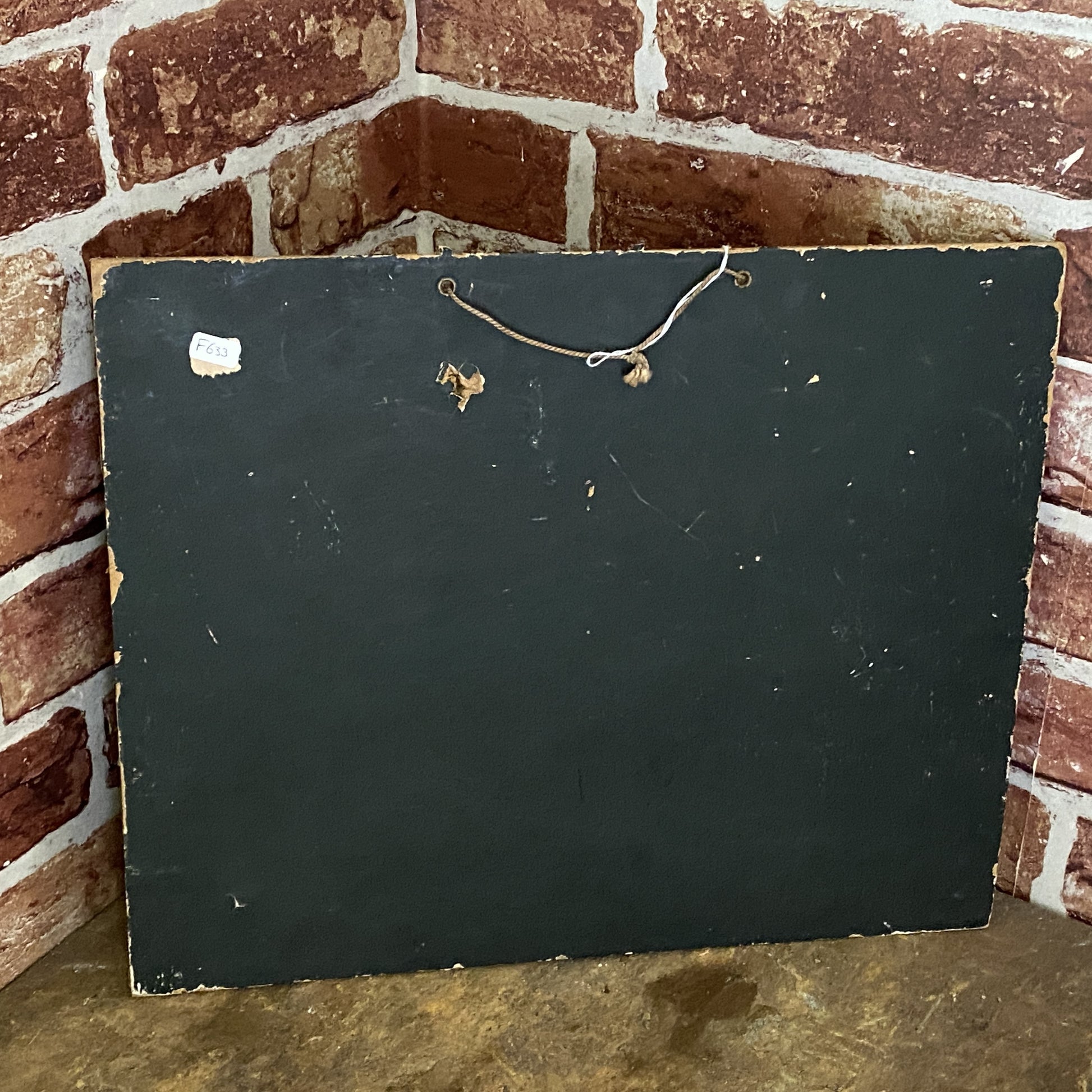 VINTAGE CARDBOARD SIGN -EADIE FITTINGS BICYCLE SIGN #4831 image 1