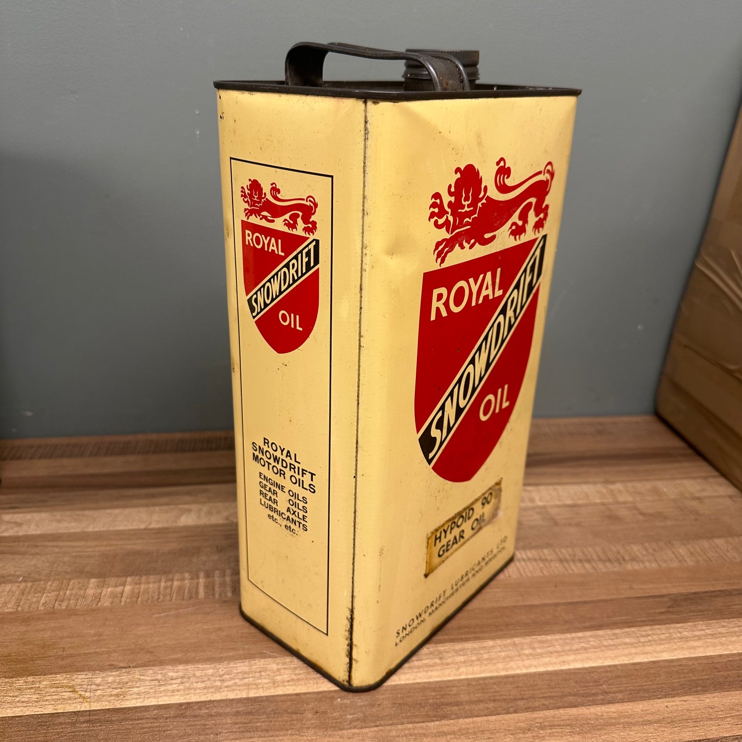 ROYAL SNOWDRIFT OIL CAN  #08474 image 3