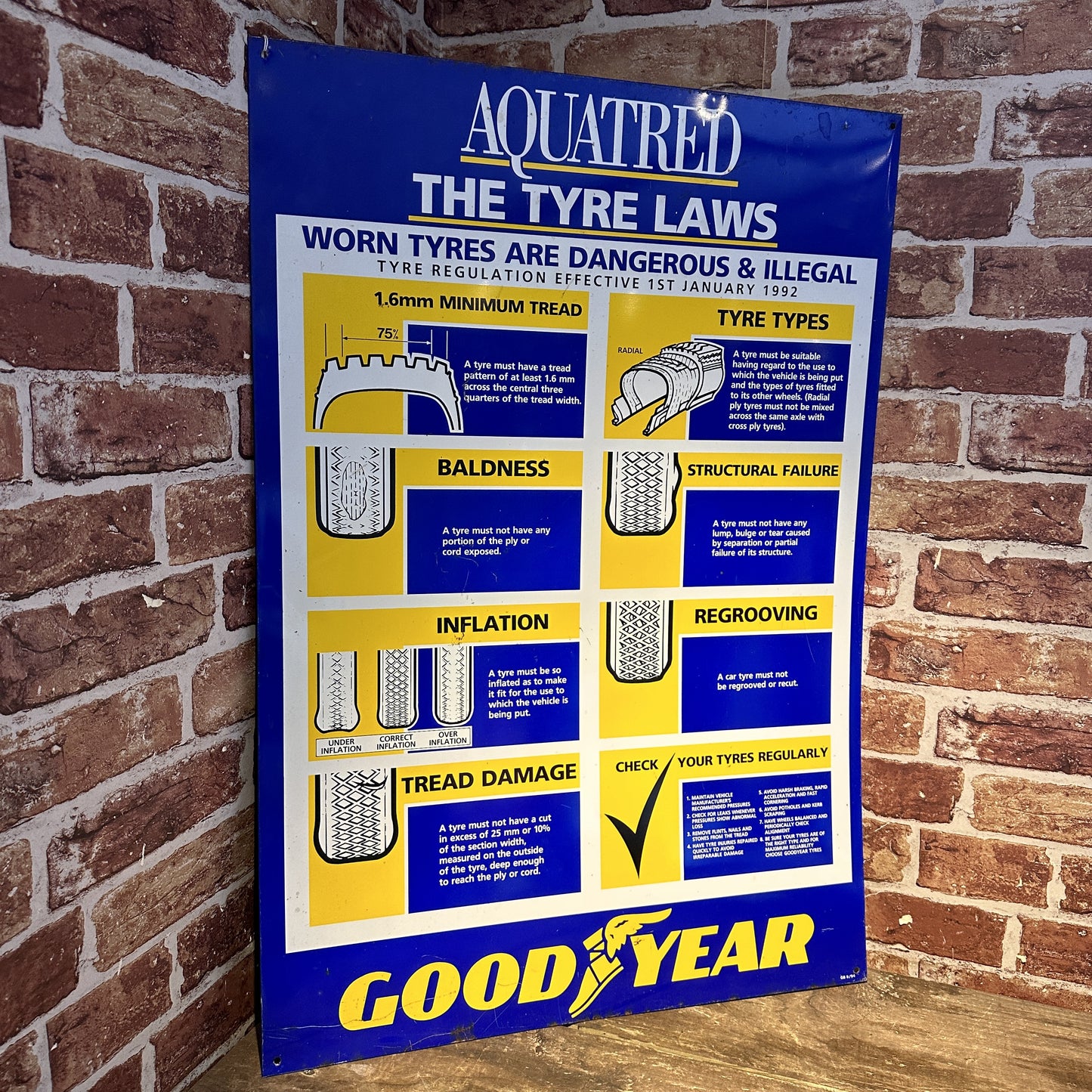 GOODYEAR SIGN #07916 image 0
