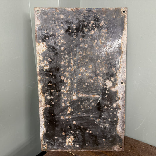 PLUME ENAMEL SIGN - #08780 image 1