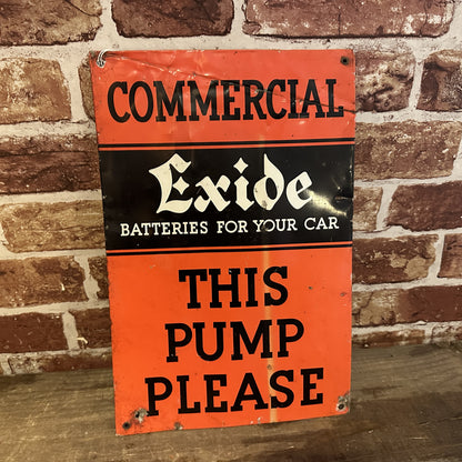 EXIDE SIGN #7492 image 0