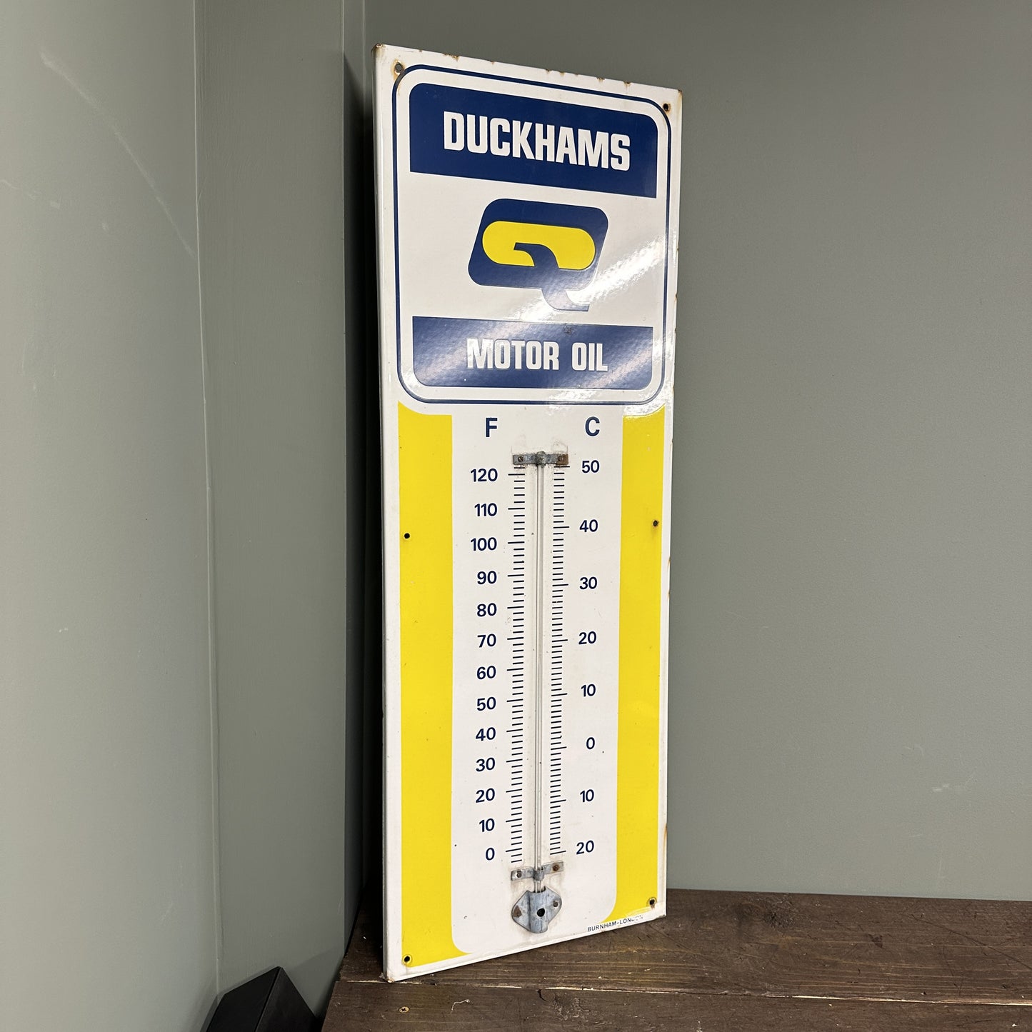 DUCKHAMS THERMOMETER SIGN #08223 image 1