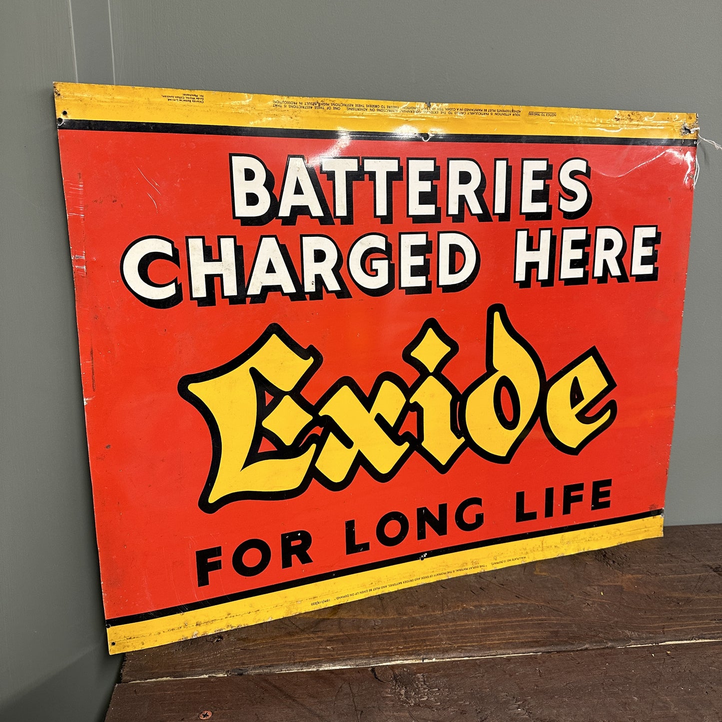 EXIDE SIGN #08172 image 0