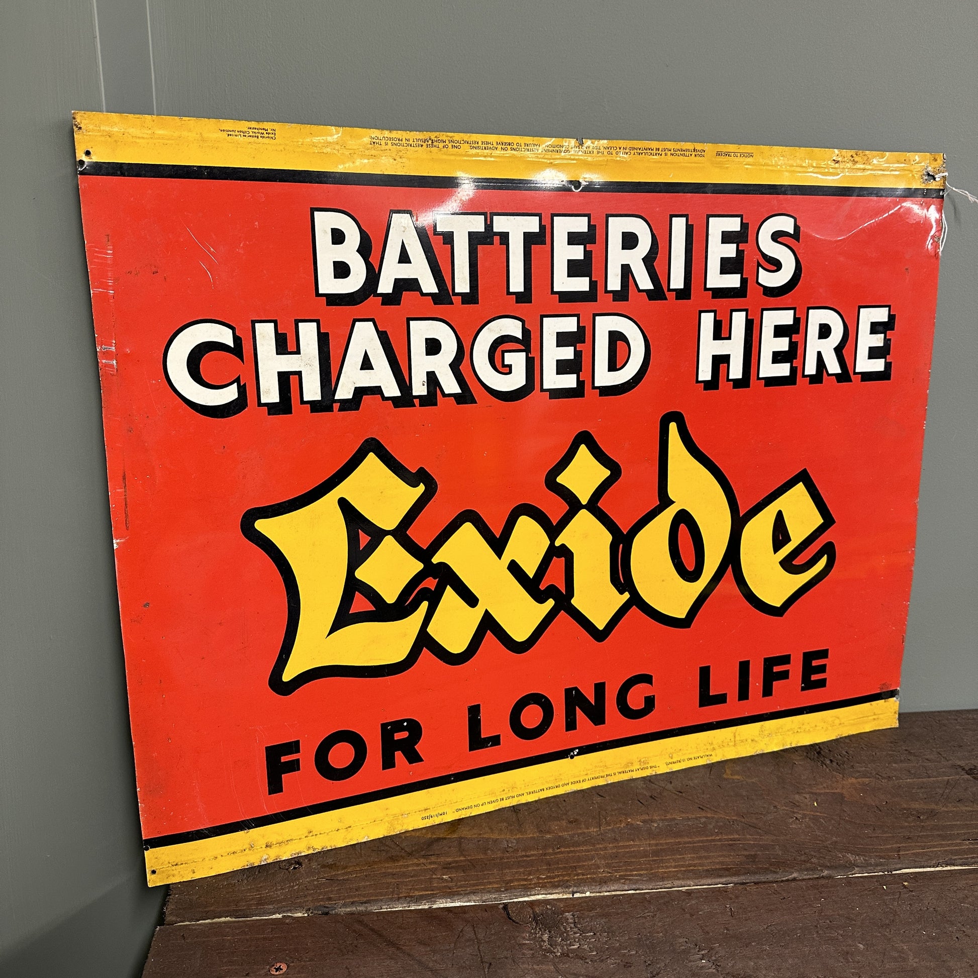 EXIDE SIGN #08172 image 0