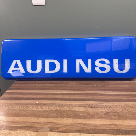 AUDINSU PLASTIC SIGN #08750 image 0
