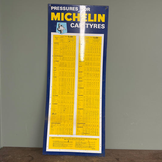 MICHELIN CAR TYRE TIN SIGN #08677 image 0